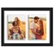 Americanflat Floating Collage Frame - Displays Two Photos with Floating Effect - Shatter Resistant Glass - Hanging Hardware for Horizontal or Verticle Display